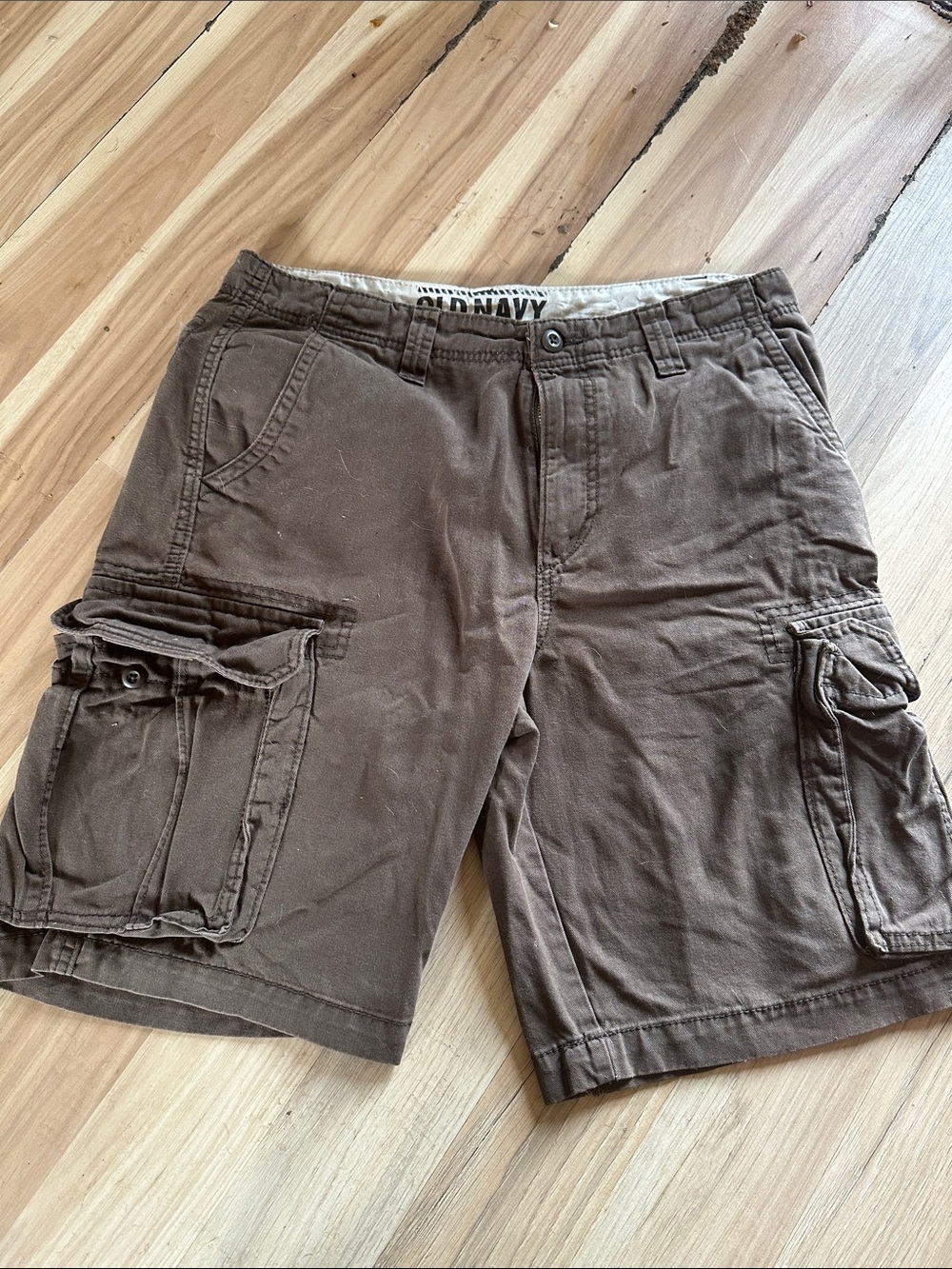 Old Navy Men's Chocolate Brown Cargo Shorts